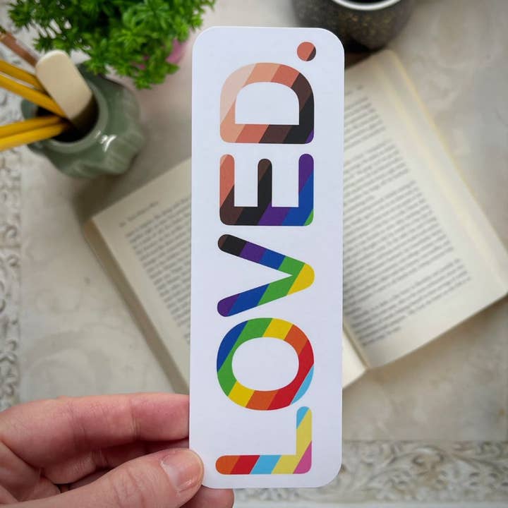 LOVED. Bookmark for wholesale by Evelry Designs