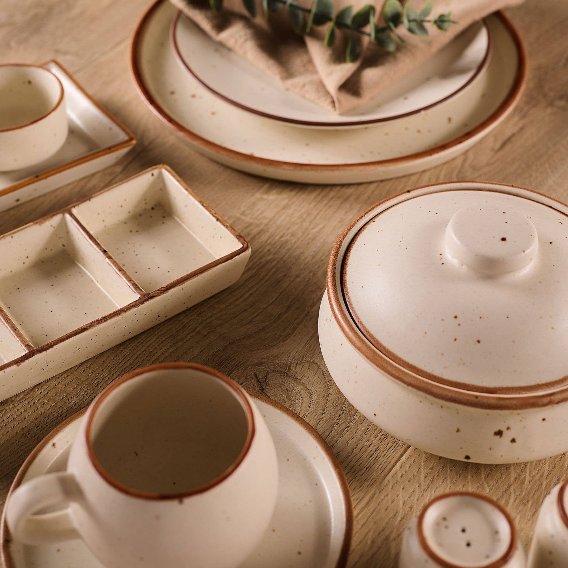 WIDDOP and Co. US - Wholesale Serving Utensil - **MULTI 2** Hestia Serving Tray with 3 Sections1