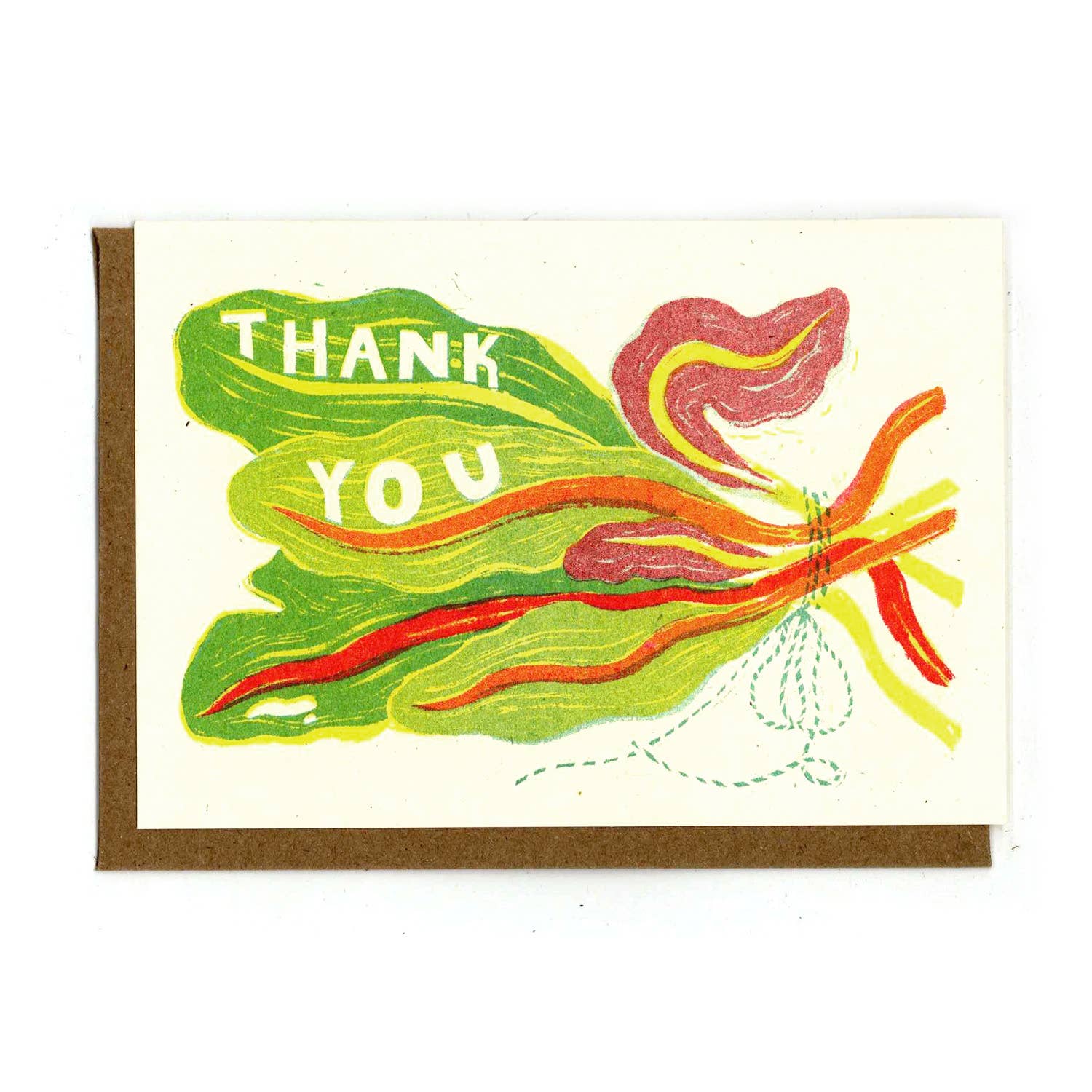 Lillian Melcher - Wholesale Thank You Card - Chard Thank You 1
