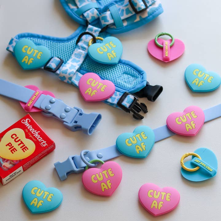 Cute AF Pink Jiby Dog Charm for wholesale on Faire2