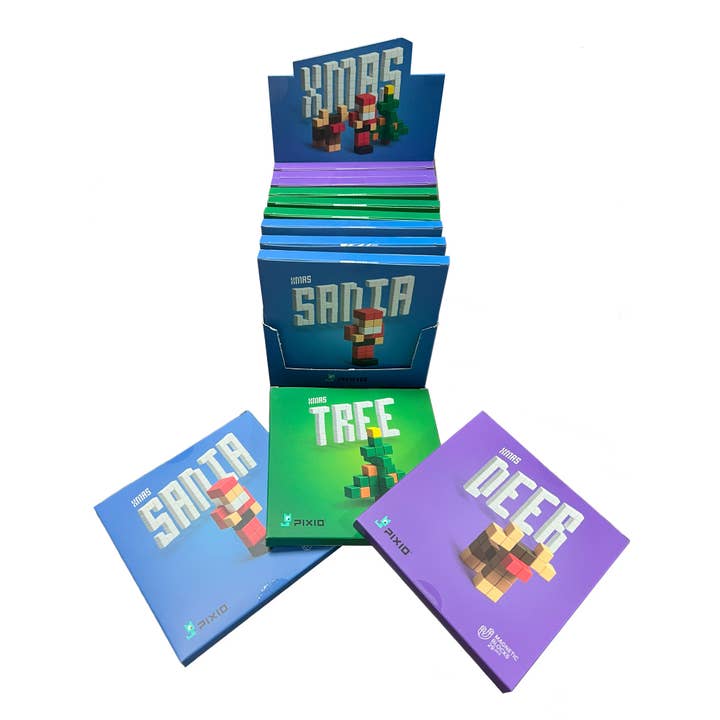 Xmas Series Assorted Display (3ea #1050301-#1050303) for wholesale by PIXIO