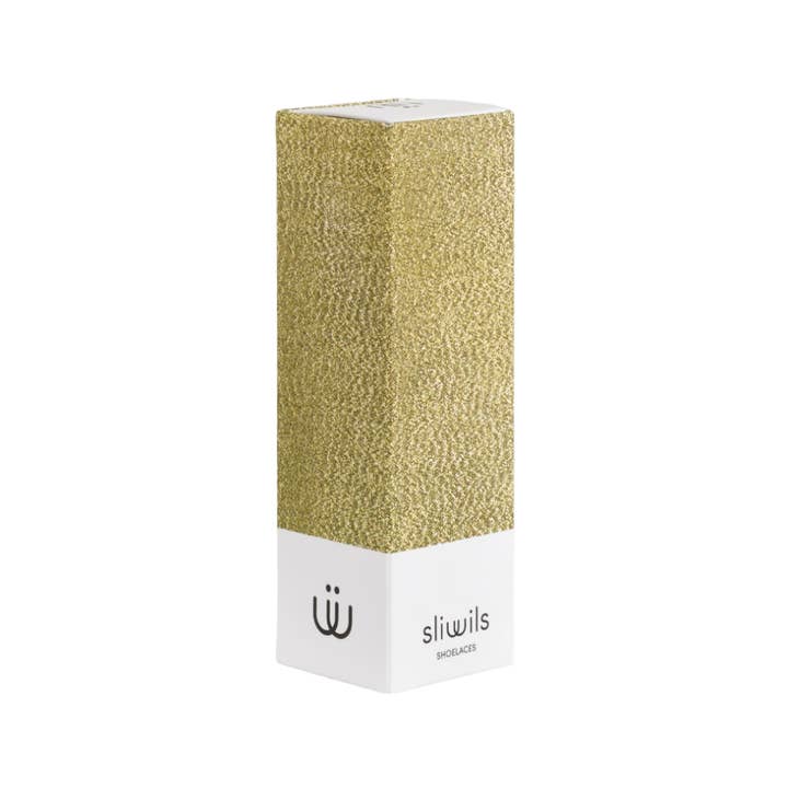 Oli Olsen – wholesale Shoe accessories – Sliwils Fashion Shoelaces Manhattan - Metallic Gold - 140Cm
