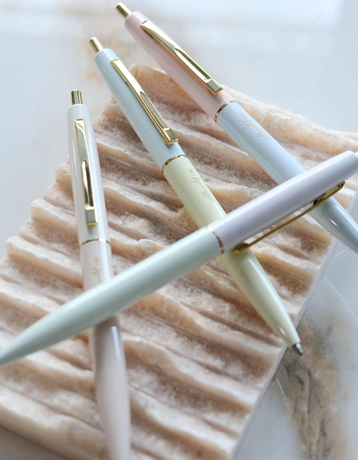 Idlewild Co. - Wholesale Pen - Retro Pen Set of Four | Pastel Rainbow4