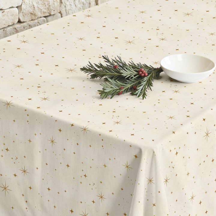 SG HOGAR - Wholesale Tablecloth - Stain-resistant tablecloth Christmas Red Sky 32