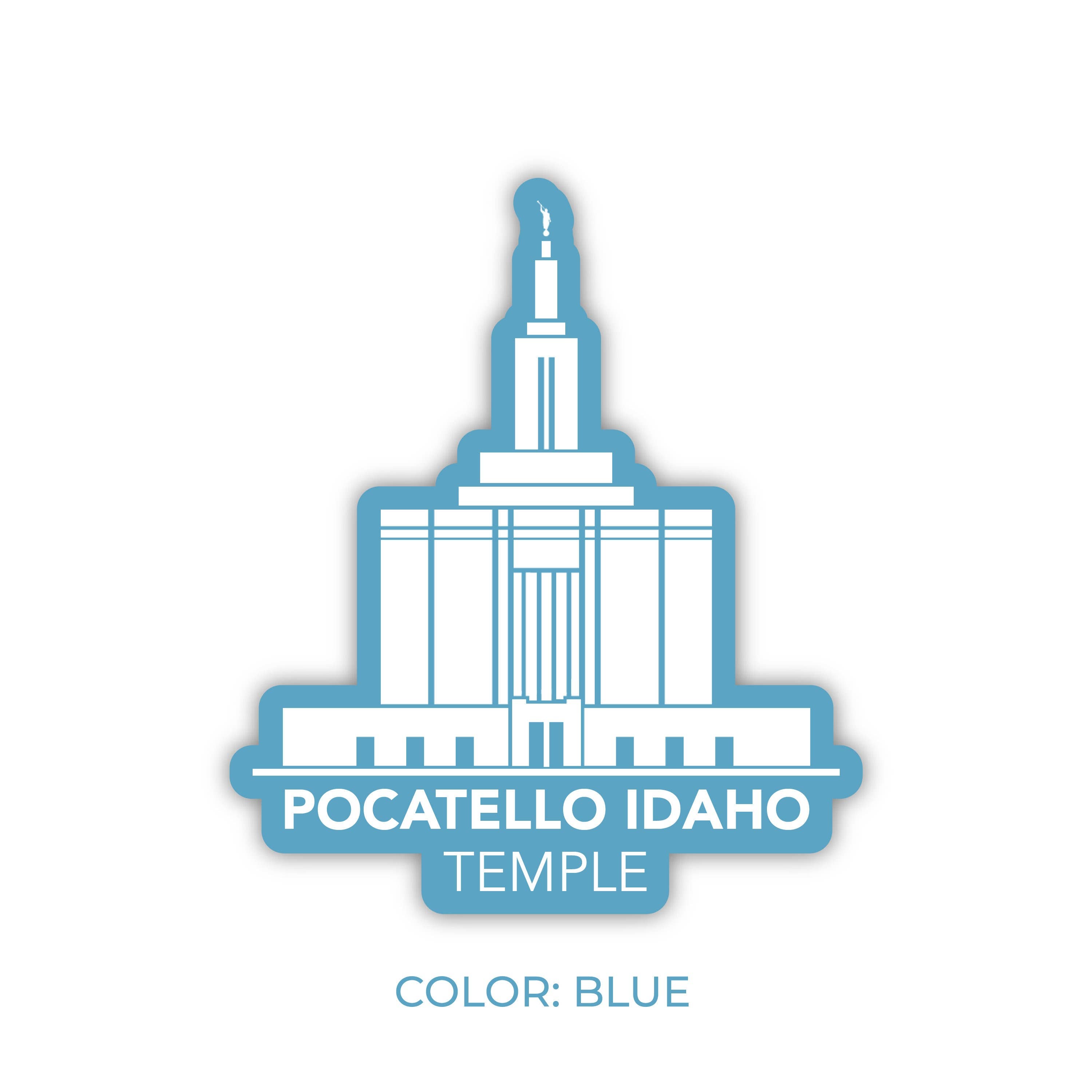 JasmineTreeDesign – Engroshandel Klistermærke – Pocatello Idaho Tempelklistermærke, LDS Pocatello Idaho-templet6