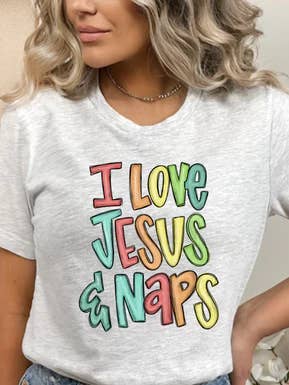 I Love Jesus & Naps for wholesale by 256 Design Co.