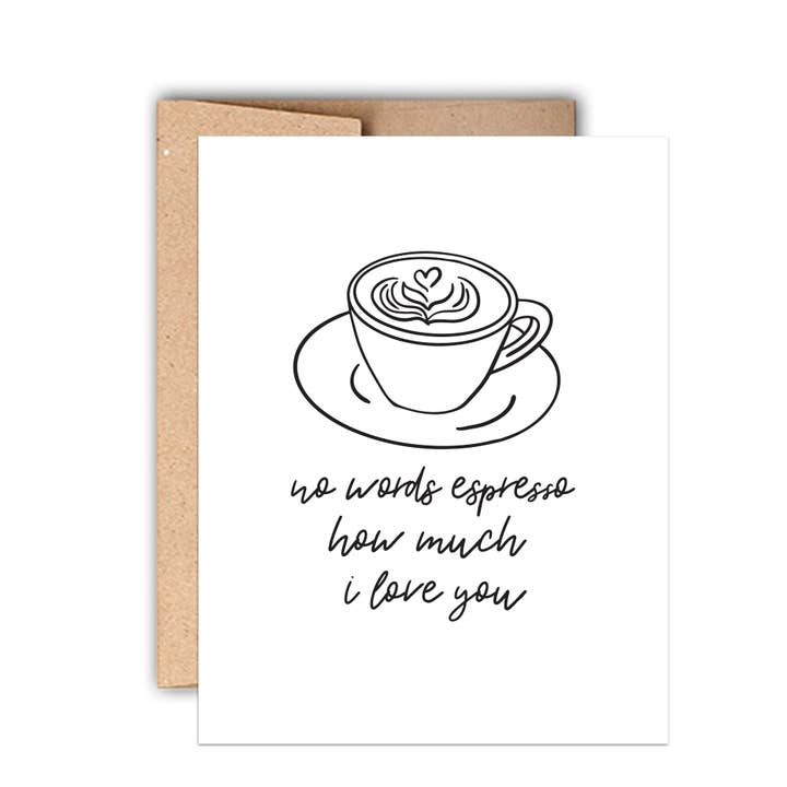 Sem Palavras ao Expresso Quanto te Amo-te Dia dos Namorados por atacado de Stack Paper Press