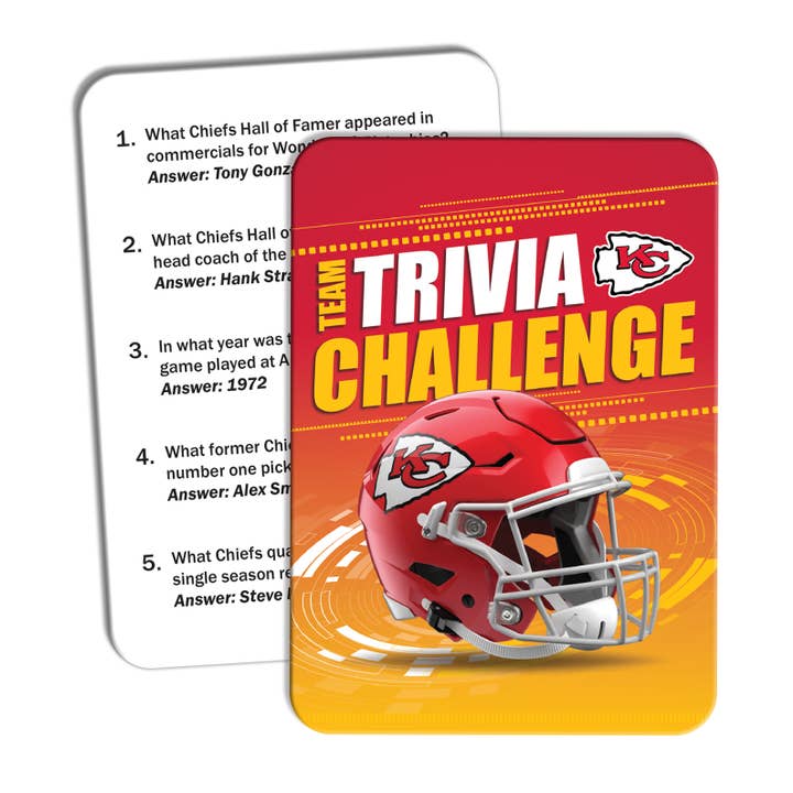 Masterpieces Puzzles - Wholesale Card Game - Kansas City Chiefs Trivia Challenge1