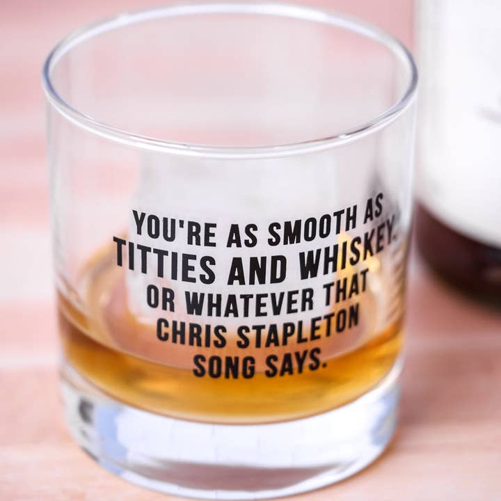 Meriwether - Wholesale Cocktail/Liquor Glass - Titties and whiskey… Whiskey Glass. Case Pack of 12