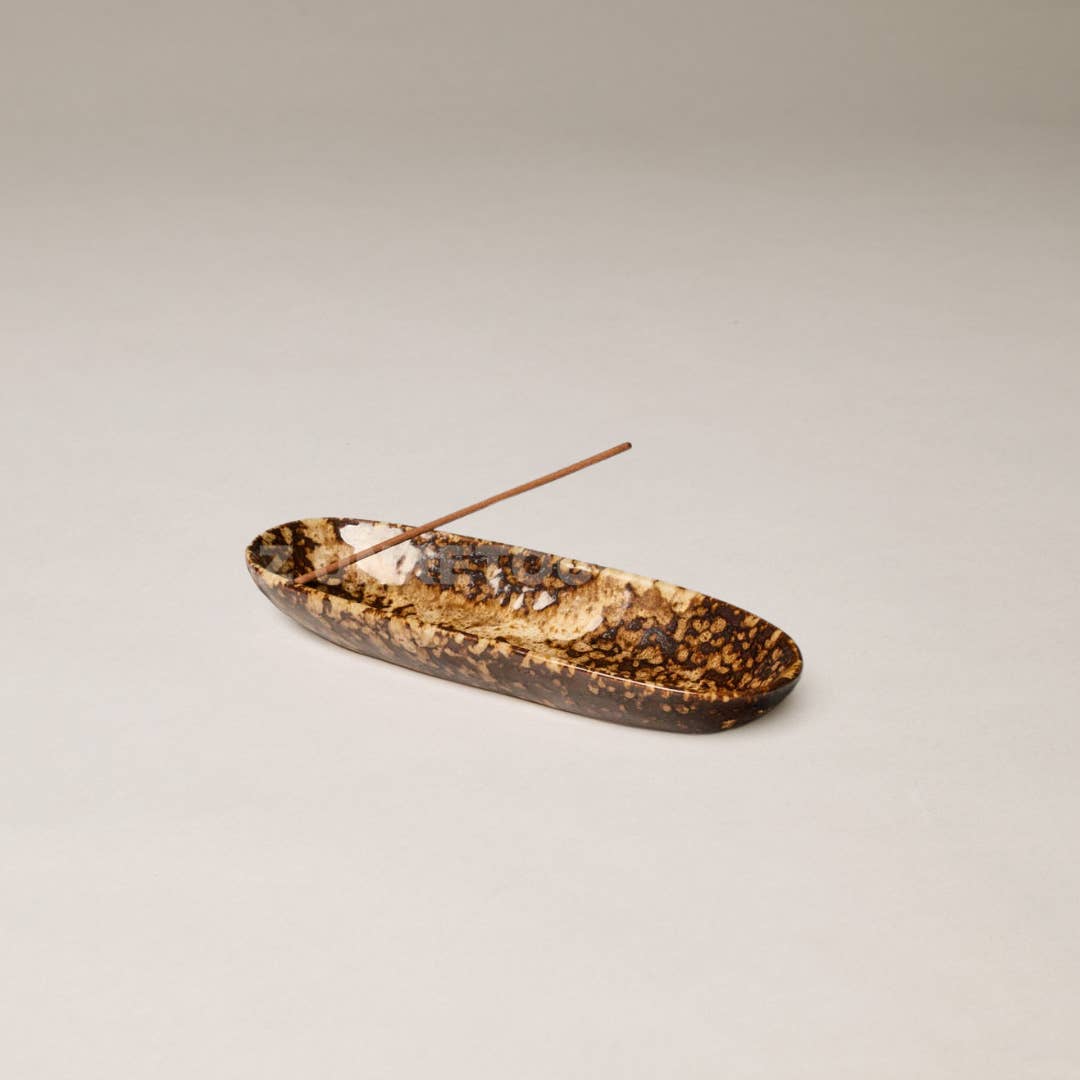 Gentle Habits - Wholesale Incense holder - The Collector Ceramic Holder - Chocolate