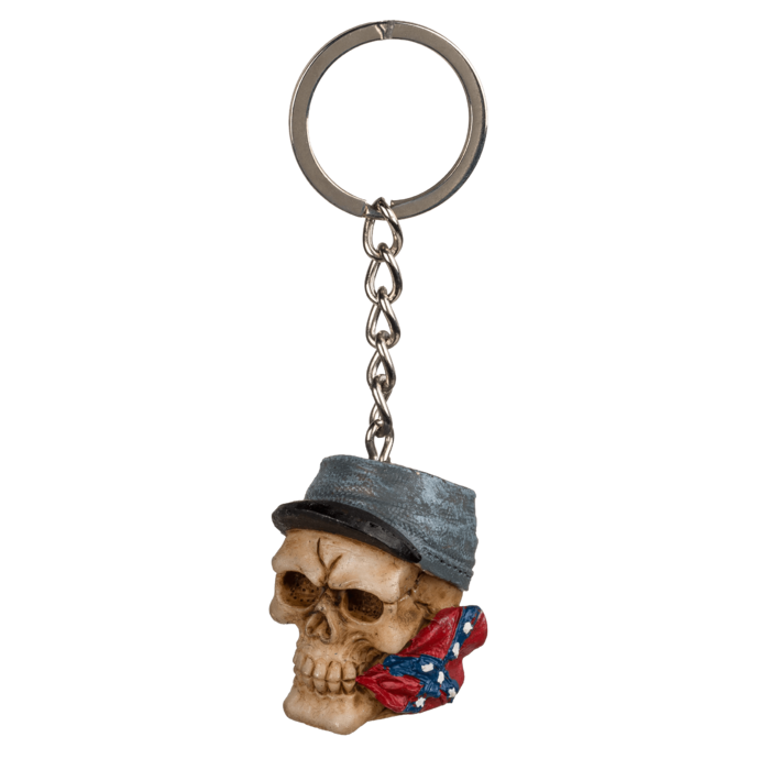 Out of the blue KG - Wholesale Keychain - Unisex - Metal keychain, Polyresin Skull,1