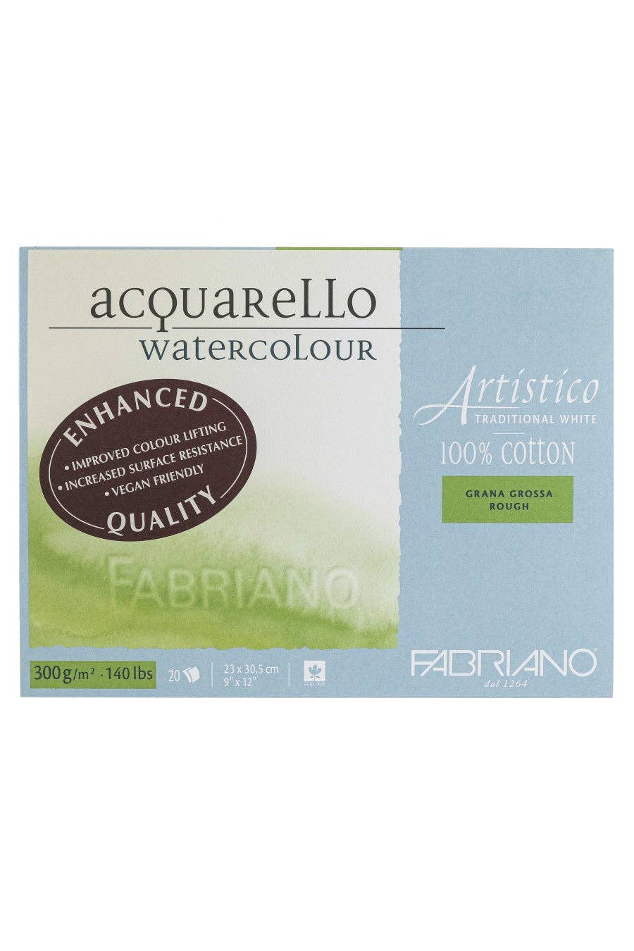 Chartpak, Inc. - Wholesale Sketchbook/Sketchpad - Fabriano Artistico Traditional White Watercolor Block8