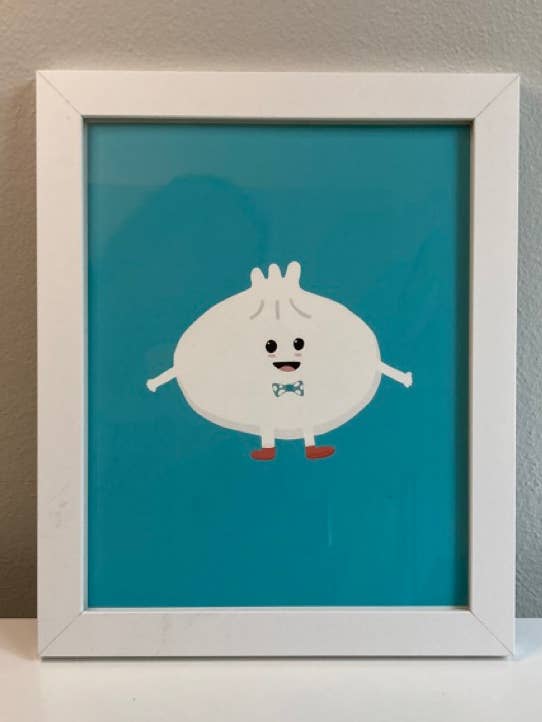 Simpatico gnocco con stampa artistica a papillon (8x10) per la vendita all'ingrosso da parte di Jenn L Design