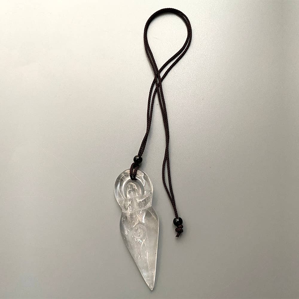 VIE – Engroshandel Halskæde med vedhæng – Vedhæng af Moder Jord-gudinde, 8x3 cm4