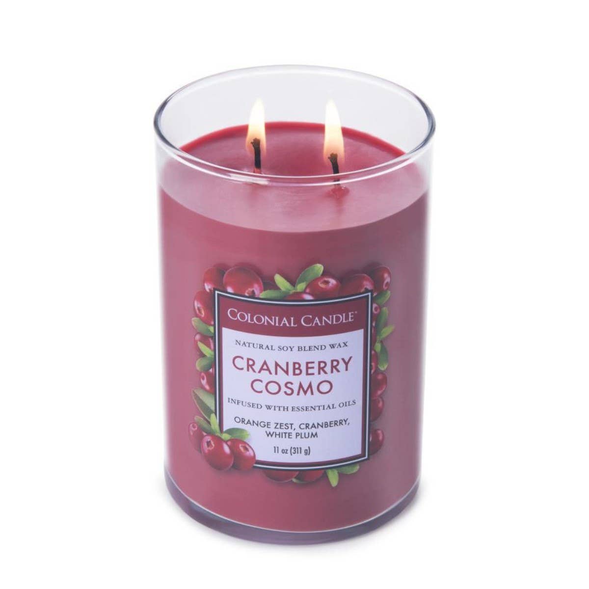Colonial Candle DE - Wholesale Jar/Filled Candle - Cranberry Cosmo 311G Scented Candle2