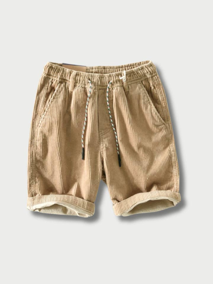 Terrain Cord Short - Khaki for wholesale by Hipland