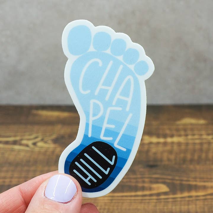 Chapel Hill Heel Sticker for wholesale by Little L Designs