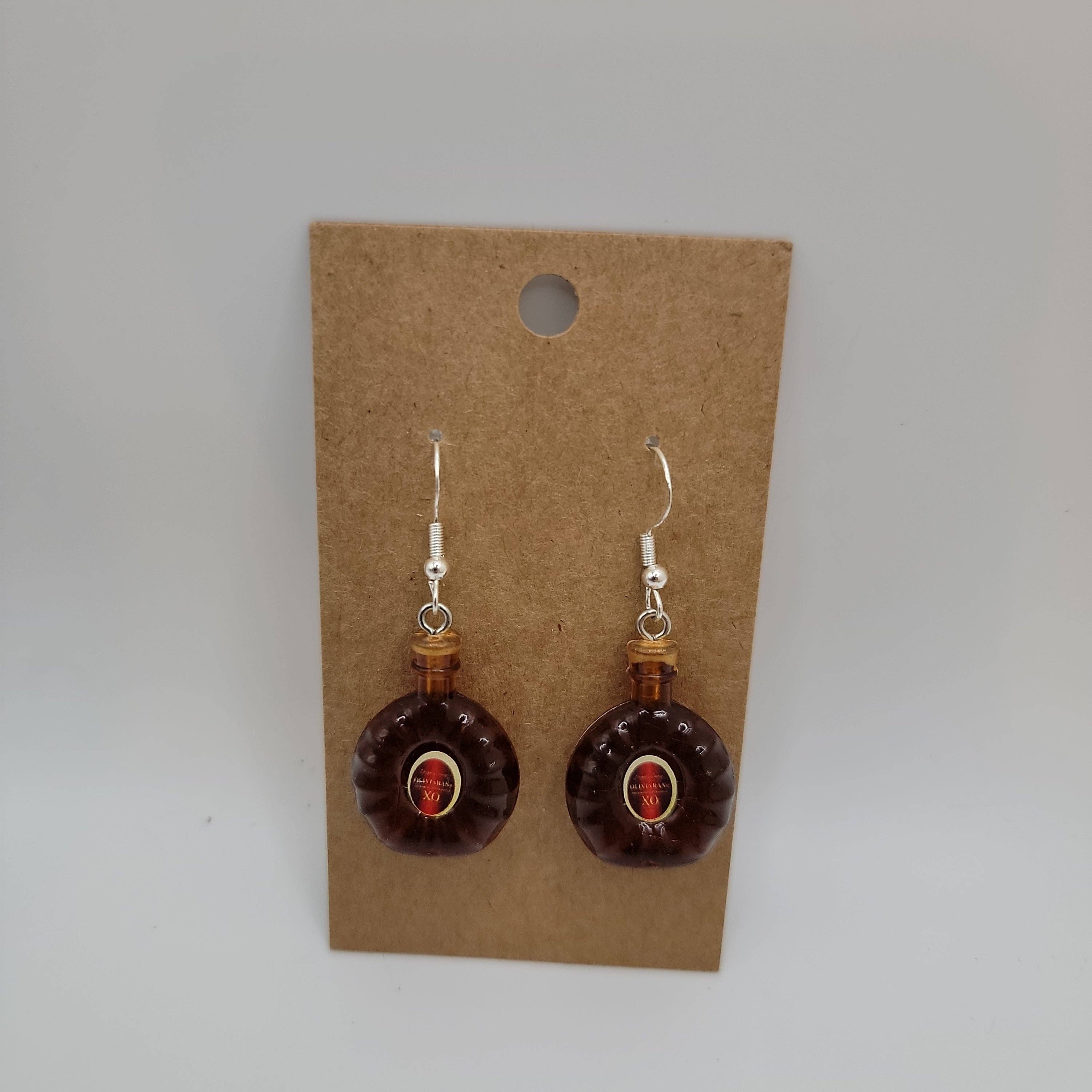 S and E Hobbies and Collectables - Wholesale Dangle Earrings - Cognac XO Drink Earrings2