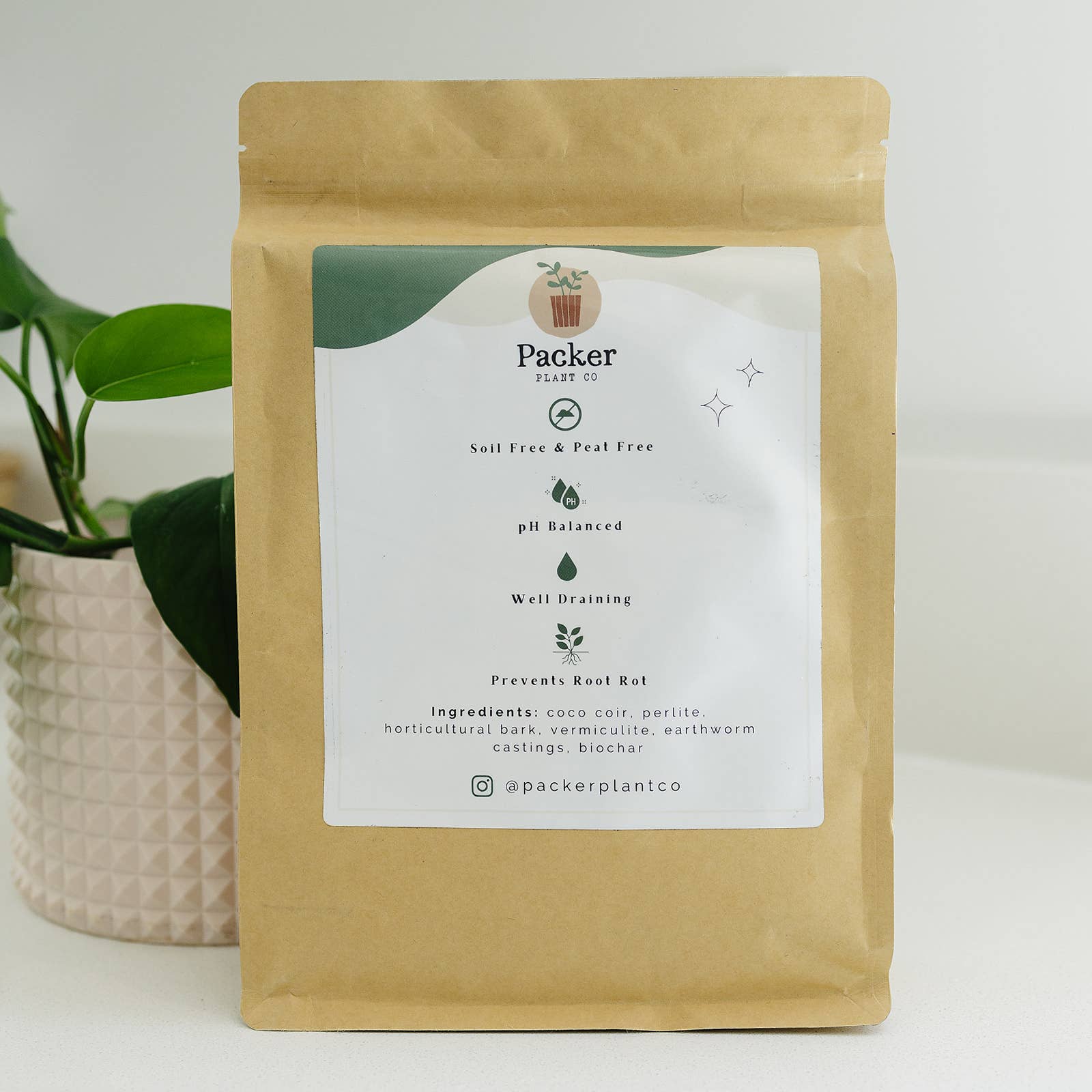 Packer Plant Co - Wholesale Planting/Potting Soil - Premium Houseplant Potting Media | Soil - 3.5 Qt4