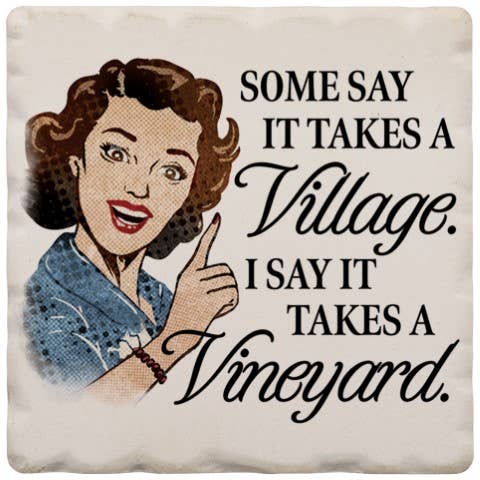 Vineyard Magnet for wholesale by Gift & Garden by Carson