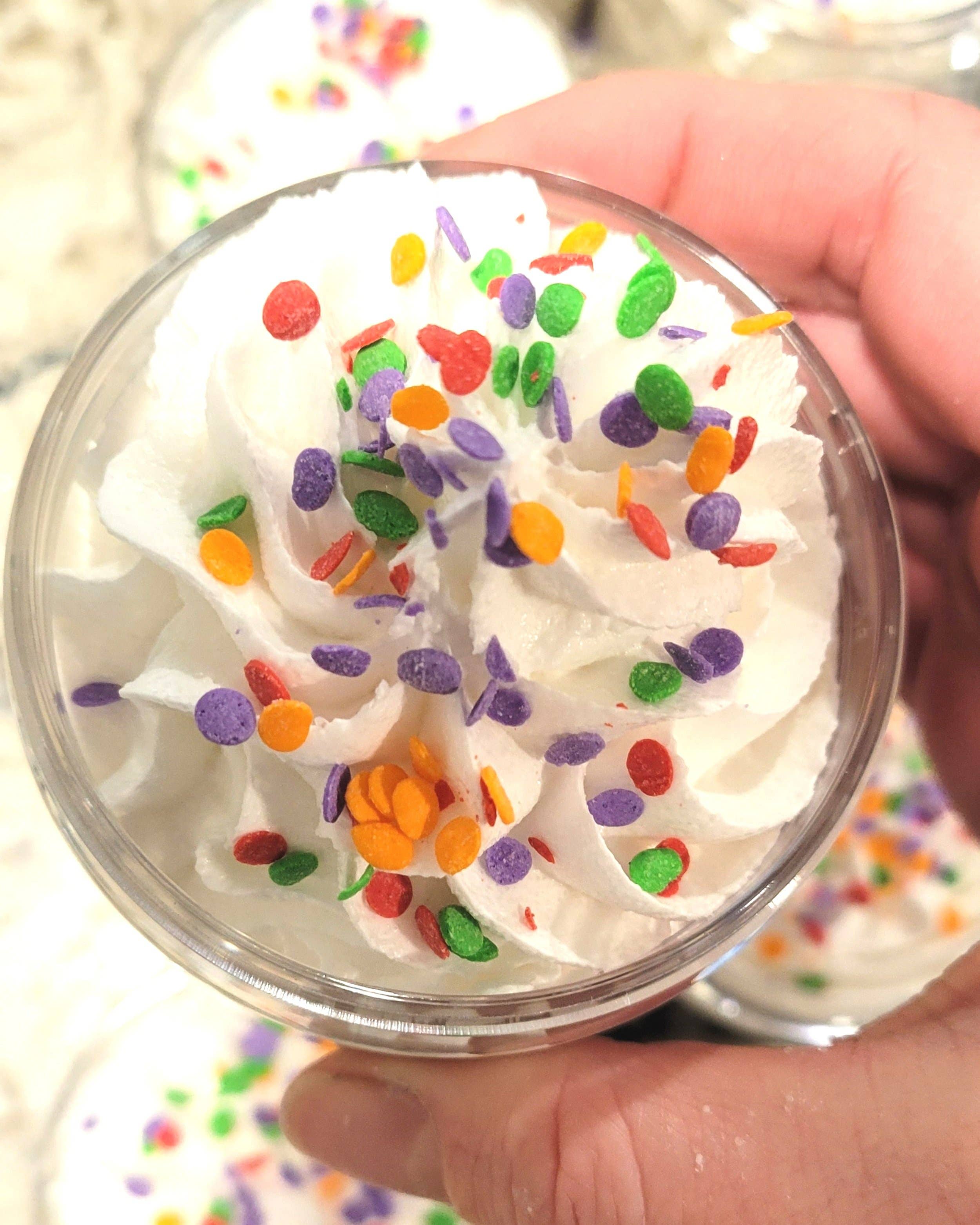 Soulful Serenity Soaps - Wholesale Whipped Soap - Cake Batter Whipped Soap + Scrub1