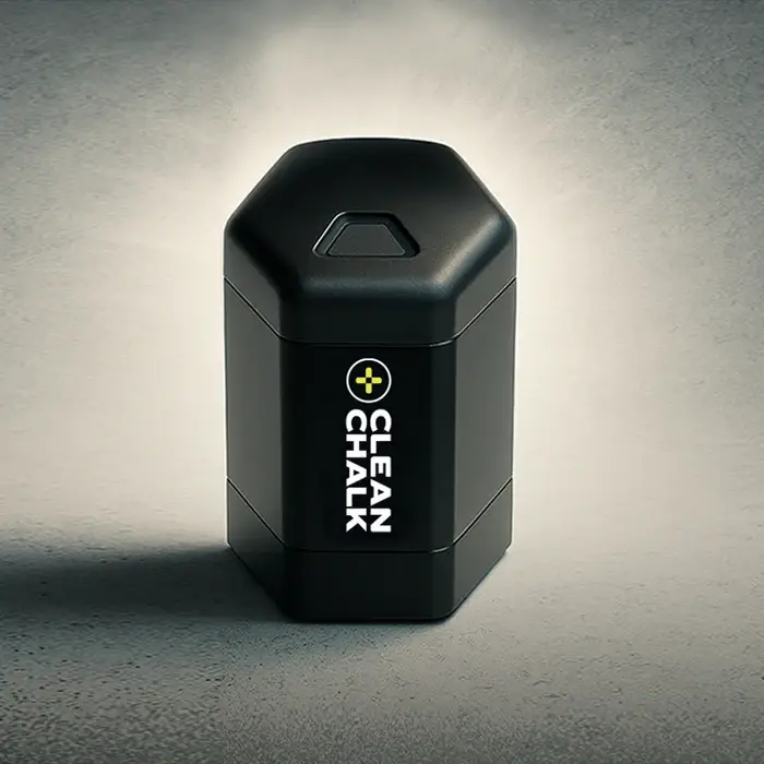 Clean Chalk - Vendita all'ingrosso Attrezzatura per il fitness - Dispenser Clean Chalk® + Super Grip Chalk - Gesso da palestra0