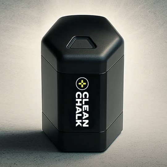 Clean Chalk - Vendita all'ingrosso Attrezzatura per il fitness - Dispenser Clean Chalk® + Super Grip Chalk - Gesso da palestra0