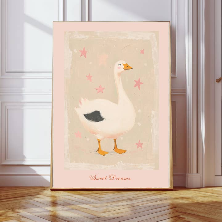 Vintage Sweet Dreams Ande Børneværelse Kunsttryk for engroshandel hos Kumo Art Prints