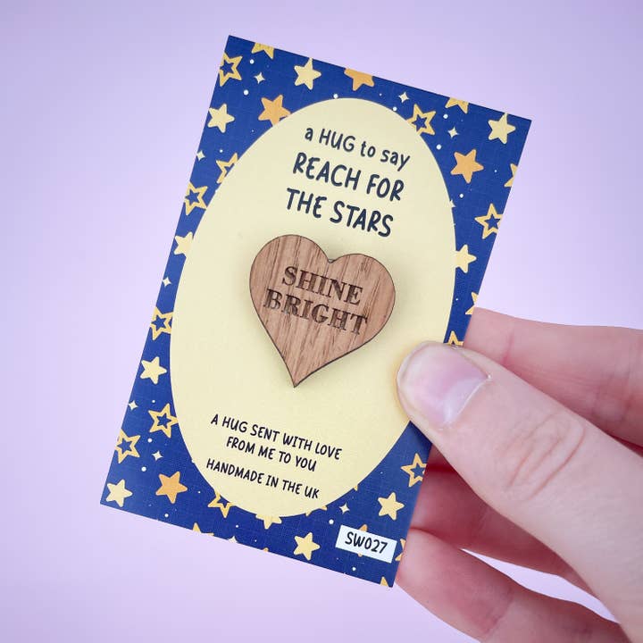 Reach for the Stars - Pocket Hug Token - SW027 for wholesale by WishStrings