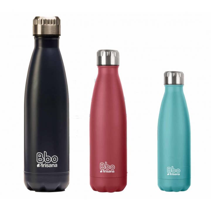 Bbo Irisana Thermo Stainless Steel Bottle 350 Ml. Red+Fund for wholesale by IRISANA