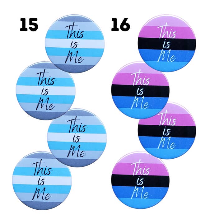 sent with Pride – wholesale Lapel pin/button – This is Me Badges Pride Pin Badges Lgbtq flag badges8