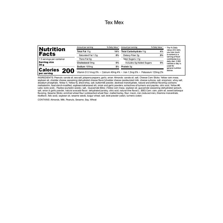 Germack Pistachio Company - Wholesale Trail Mix - Tex Mex Pub Mix1