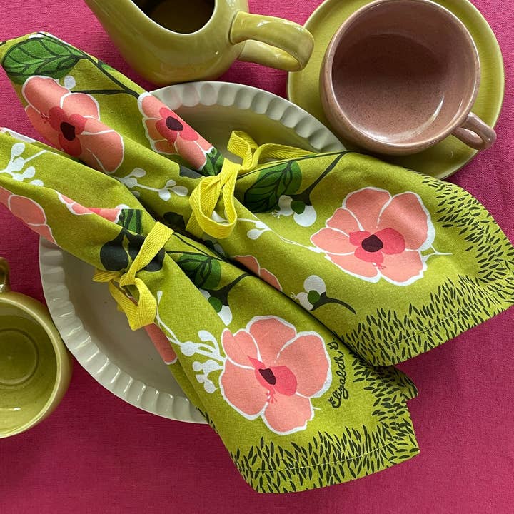 Elizabeth Grubaugh - Wholesale Dinner & Cloth Napkin - Matcha Napkin Set of 41