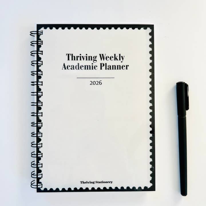 Thriving Stationery - Wholesale Planner - A5 -12 Month Student Planner Weekly Layout – Academic Planner for High School & College Students2