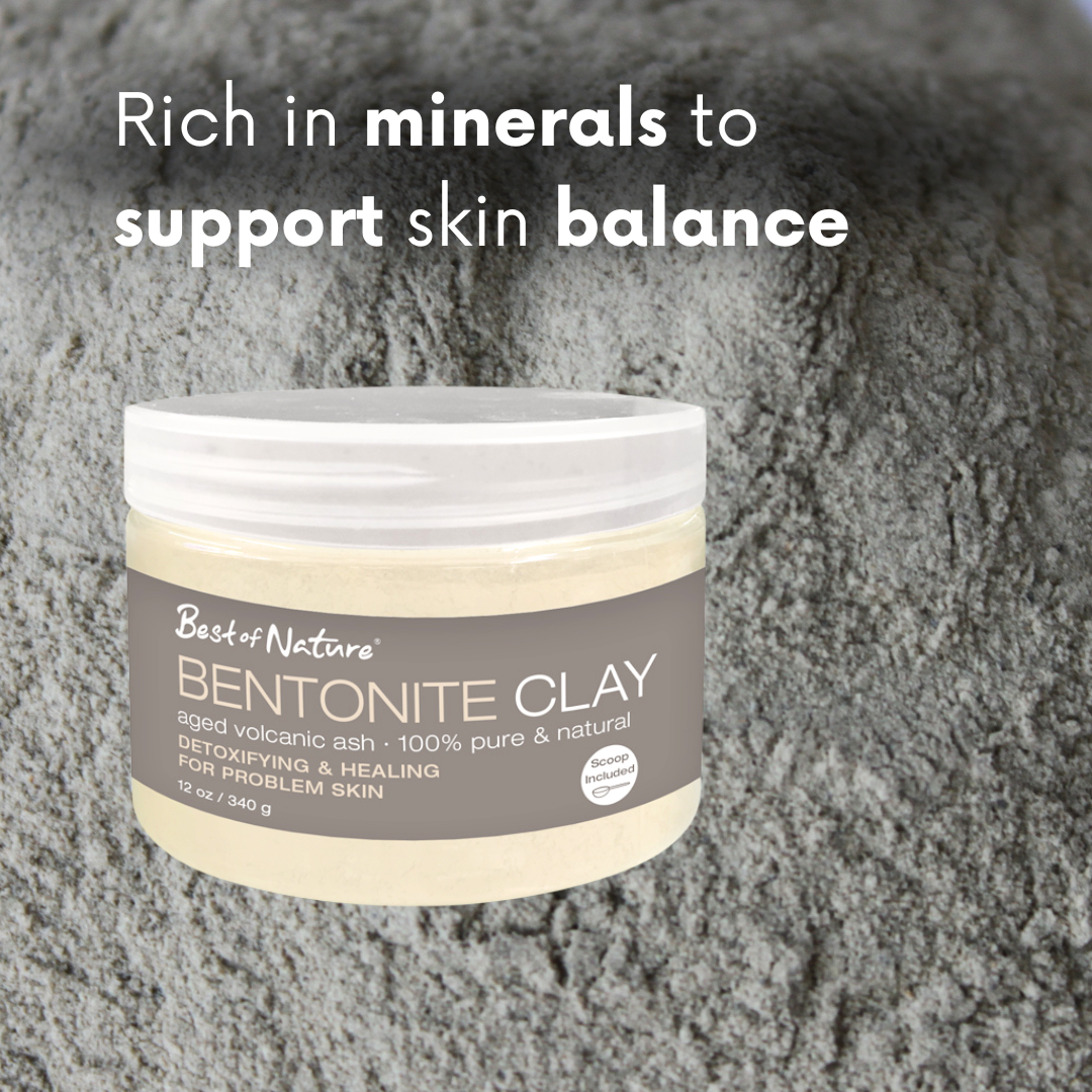 Best of Nature - Wholesale Skincare Face Mask - Bentonite Clay: Aged Volcanic Ash for Deep Cleansing Facial3