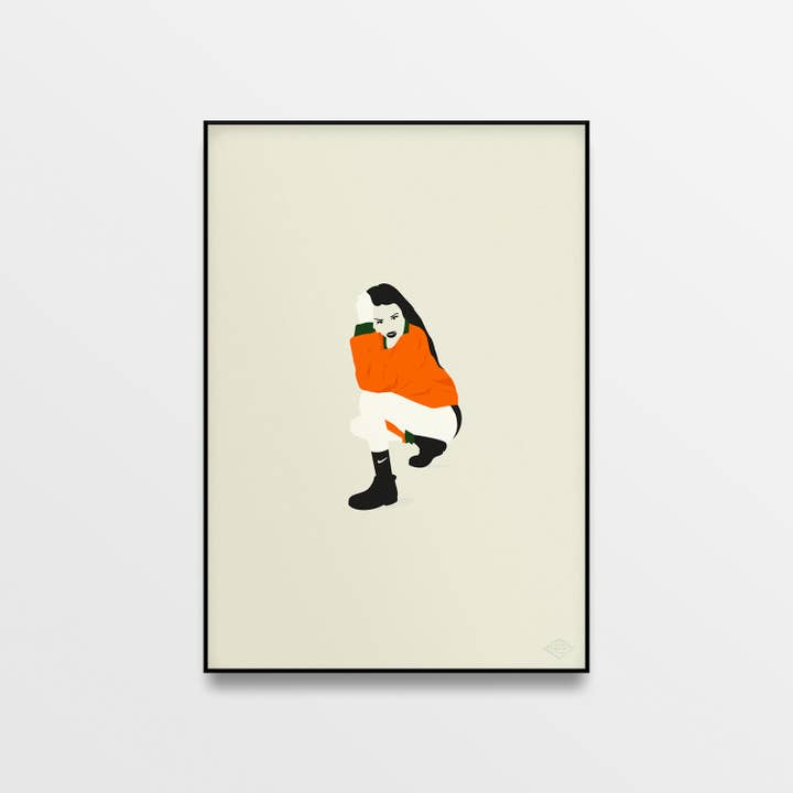 Tommy Genesis Sand Art Print for wholesale by PREMIÈRE BASE