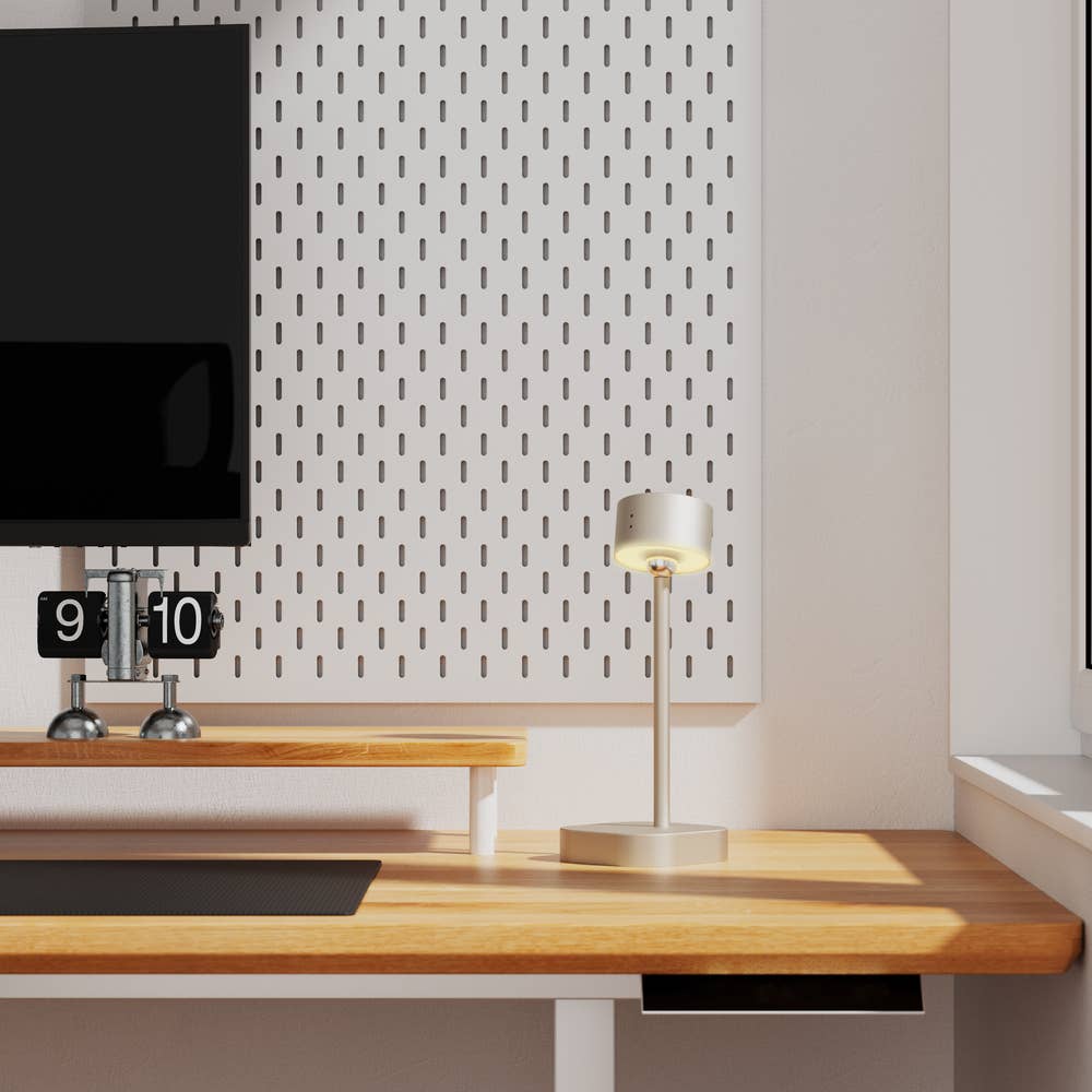 Xoopar Europe – wholesale Accent-/skrivbordslampa – 💡 MOJIU - Röststyrd lampa med mobilhållare och stämningsljus 💡2