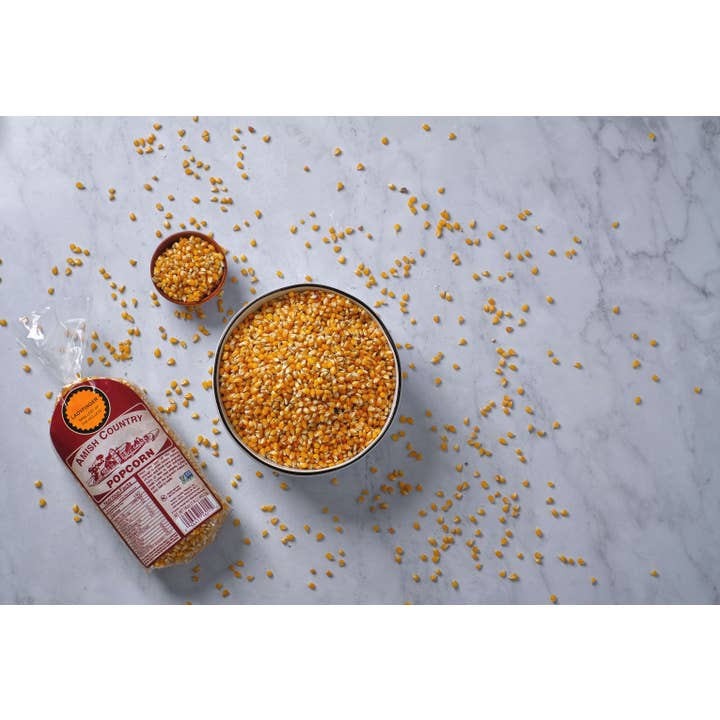 Amish Country Popcorn - Wholesale Popcorn - 1lb Bag of Ladyfinger Hulless Popcorn