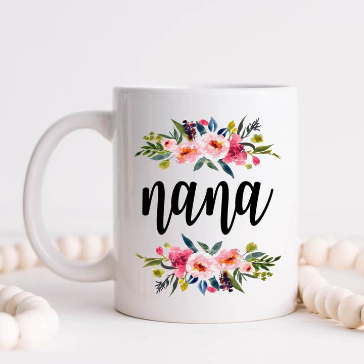 Nana Coffee Mug, Bedsteforældre Krus, Mors Dag Gaver for engroshandel hos Hm Mugs