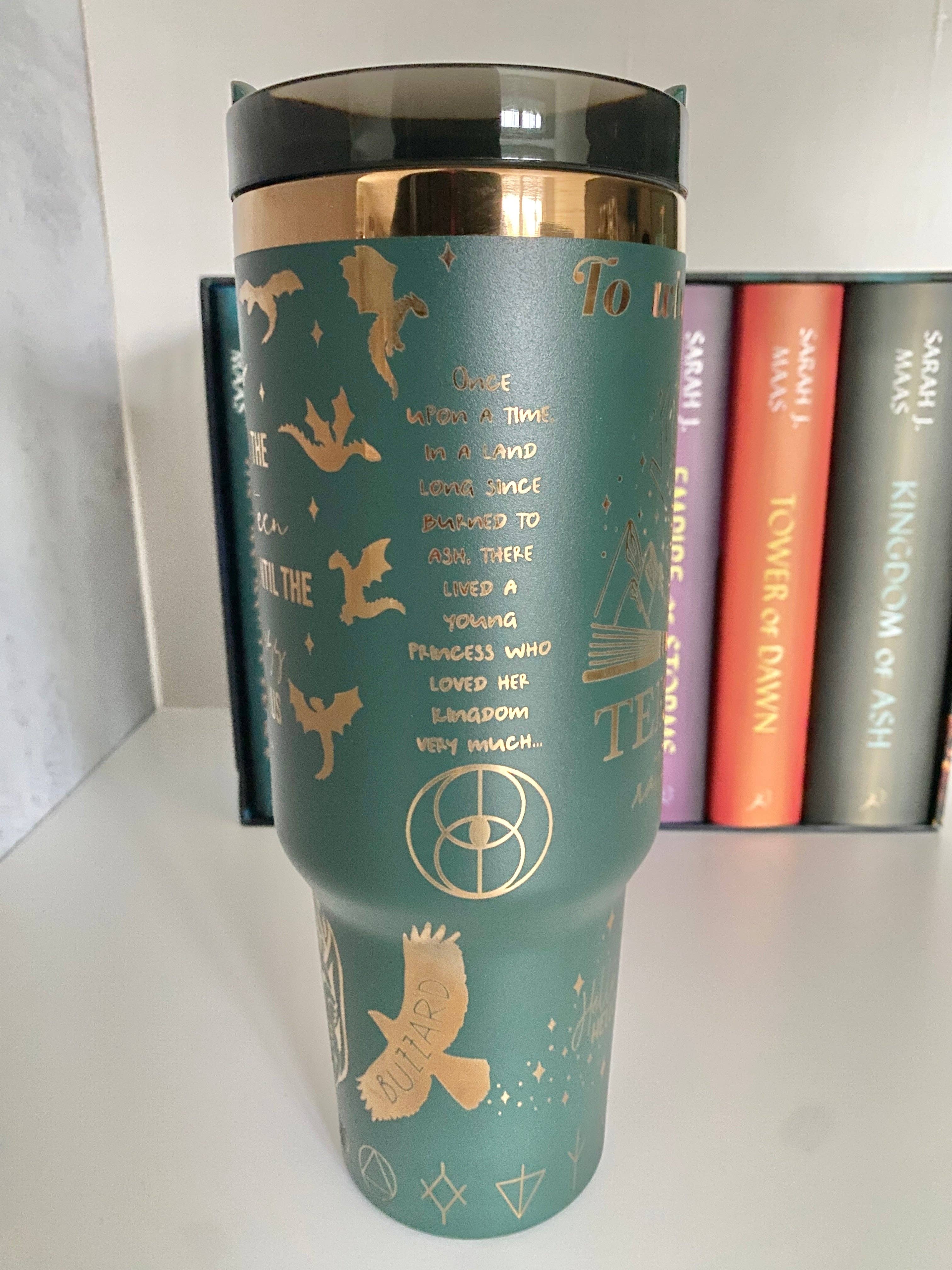 zoo&roo - Wholesale Insulated Mug/Tumbler - Throne of Glass 40 oz engraved tumbler | officially licensed17