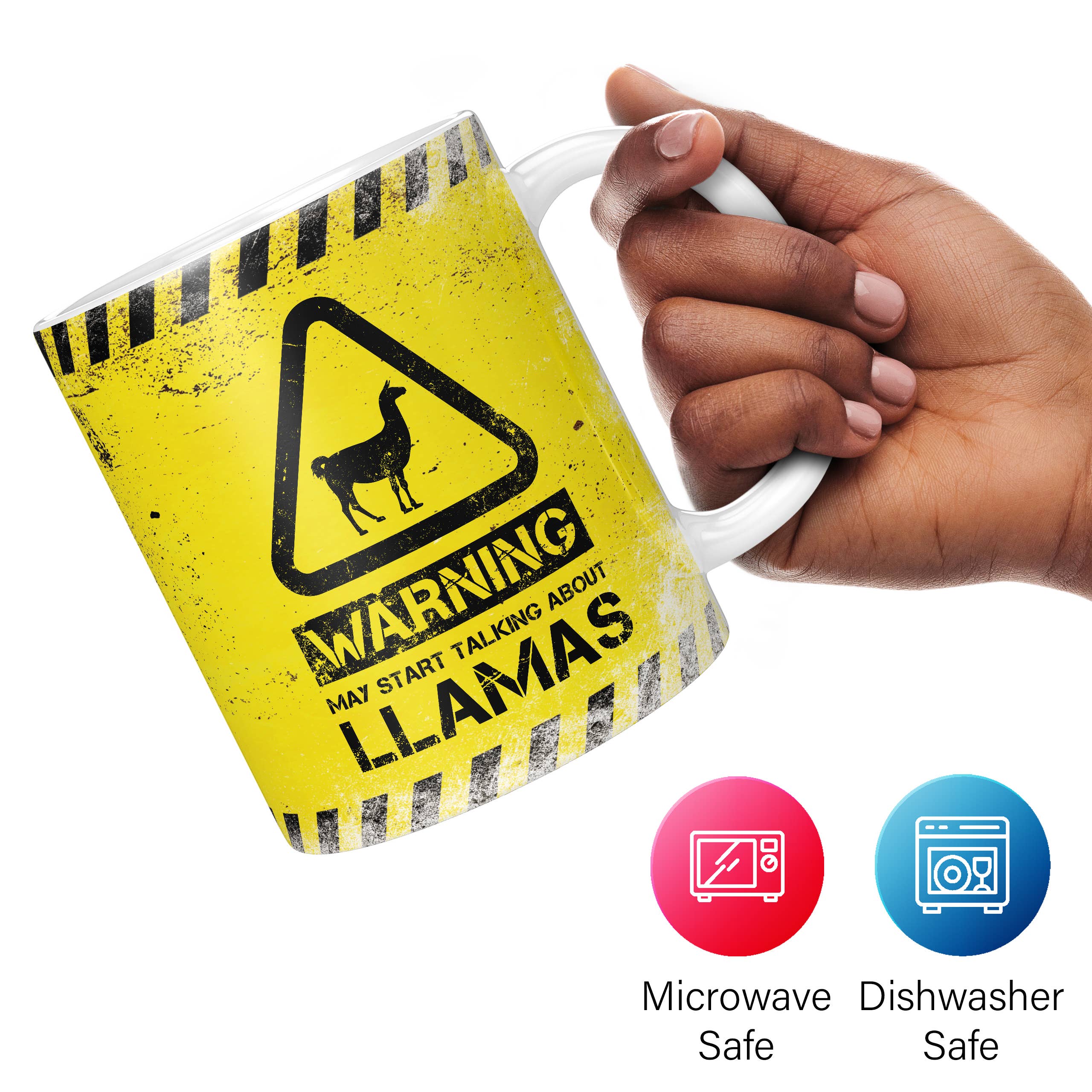 Mug Monster - Vente Tasse à café - Mug lama - Warning May Start Talking About Llamas17