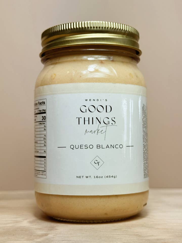 Queso Blanco for wholesale by Wendi’s Good Things Market