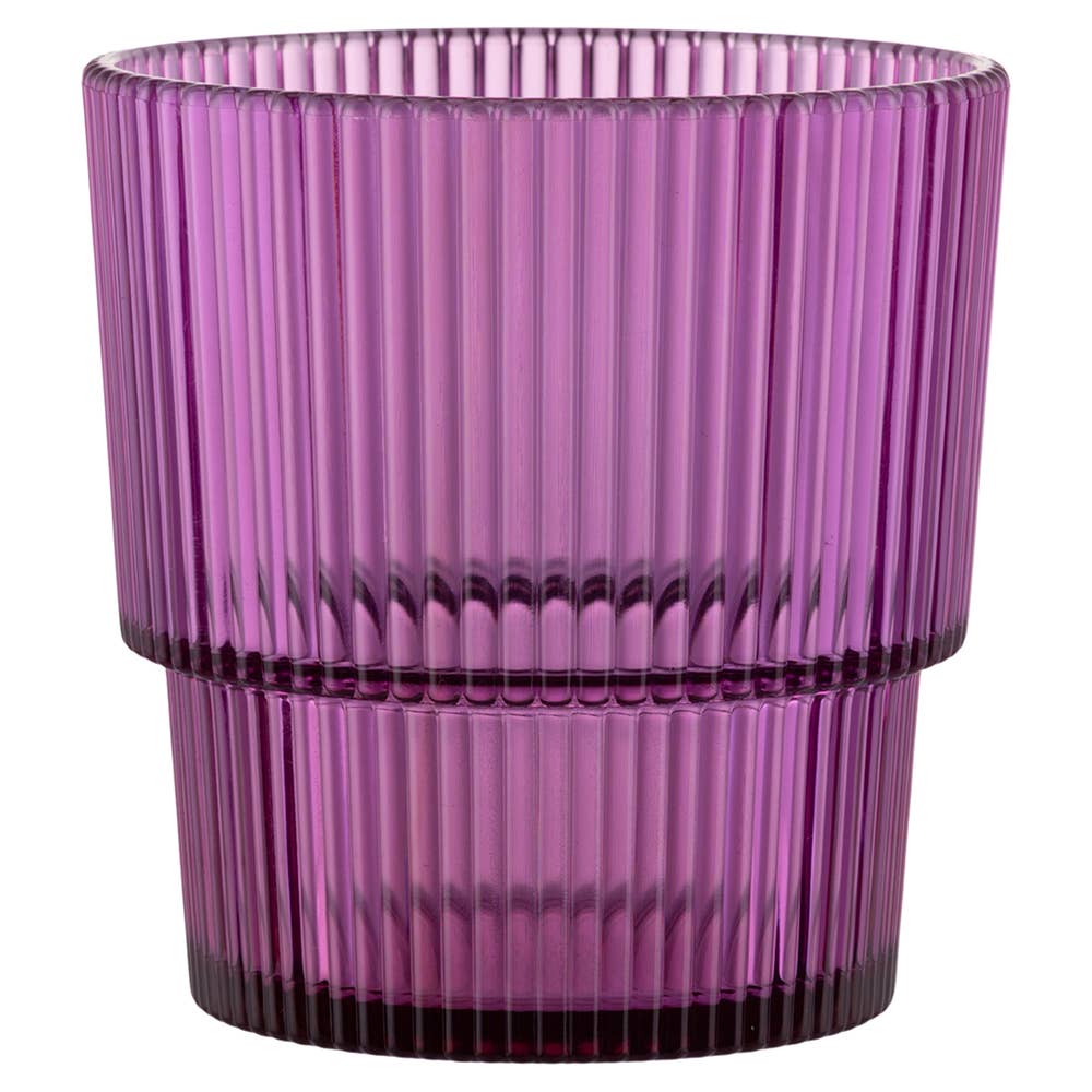 VdE Tivoli 1996 - Wholesale Drinkglas/beker - Enkelvoudig waterglas PS 300 ml met Provence-stijl, set van 3 tinten paars1