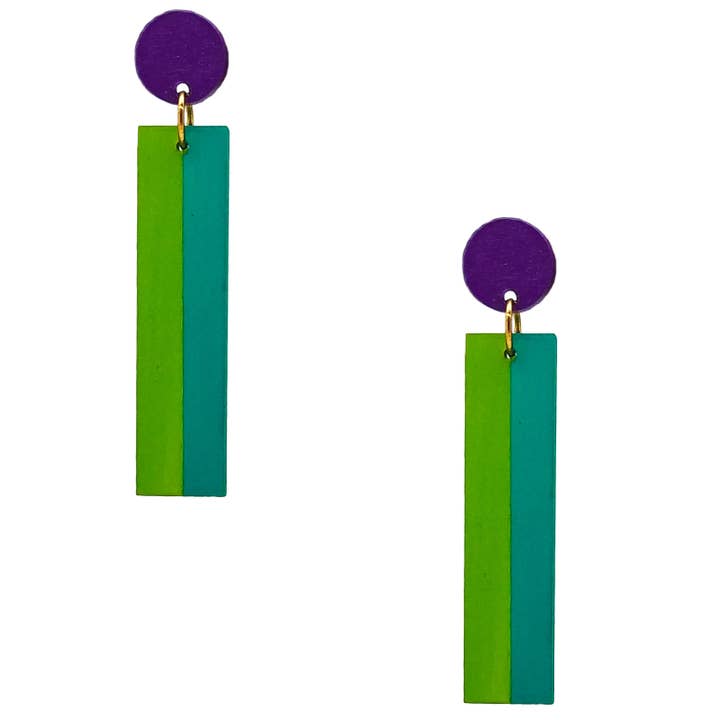 Boucles d'oreilles légères Exclamation | Eau salée pour la vente par SCOTCHBONNET!