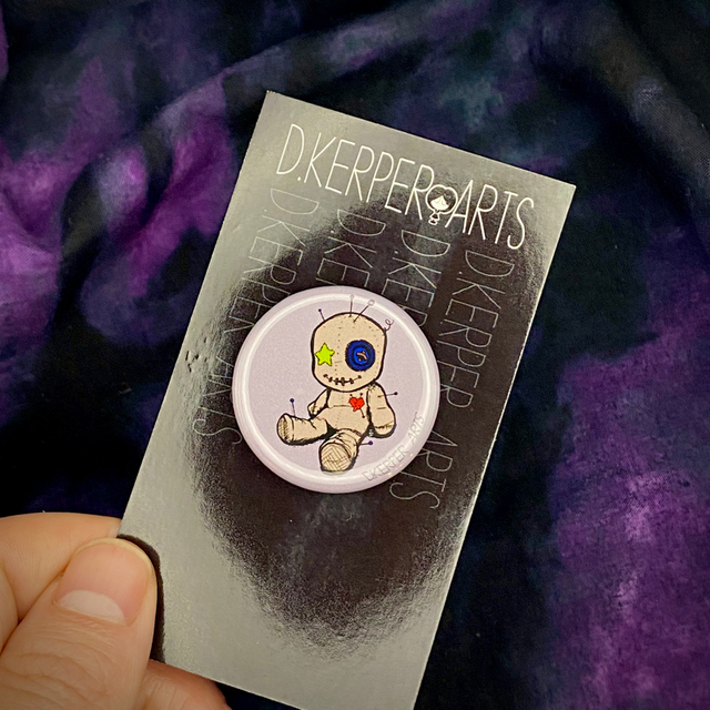 D. Kerper Arts - Wholesale Lapel Pin/Button - Button - VooDoll2