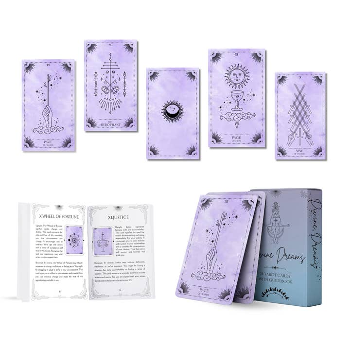 Designs by Deekay Inc. - Wholesale Tarot Cards - Divine Dreams Tarot Card Deck