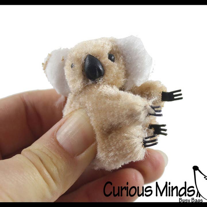Curious Minds Toys - Wholesale Stuffed/plush toy – Kids & baby - 1 Cute Fuzzy Plush Animal Clip On - Squeeze to Clip on 80's8
