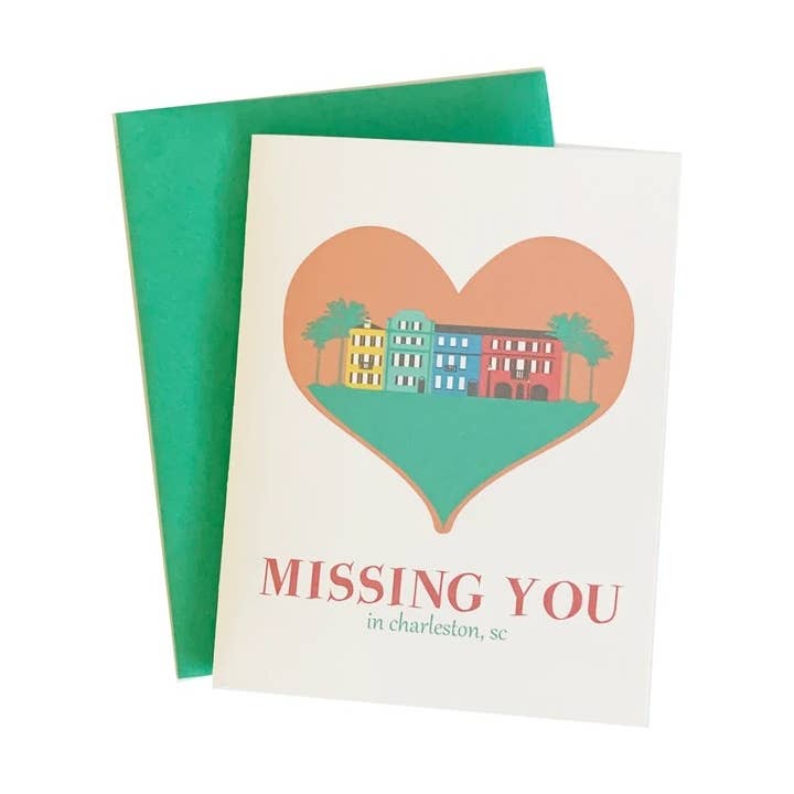Missing You in Charleston for wholesale by Dodeline Design