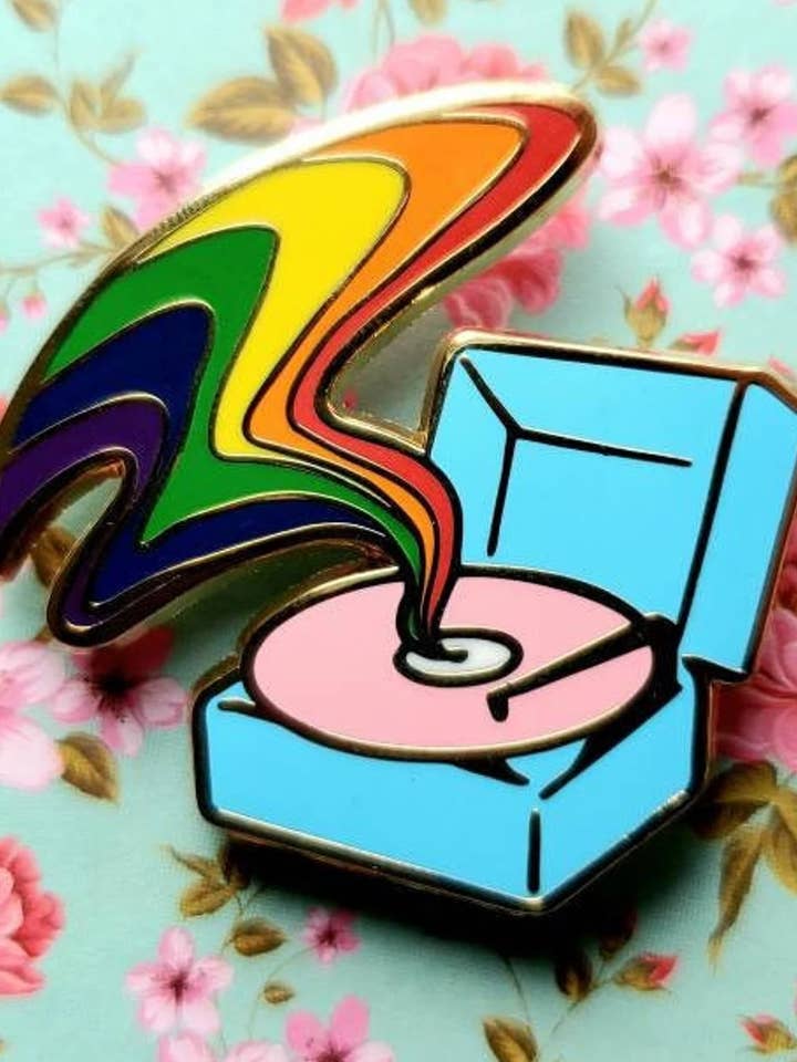 True Colors - Pride Enamel Pin for wholesale by Joan of Art