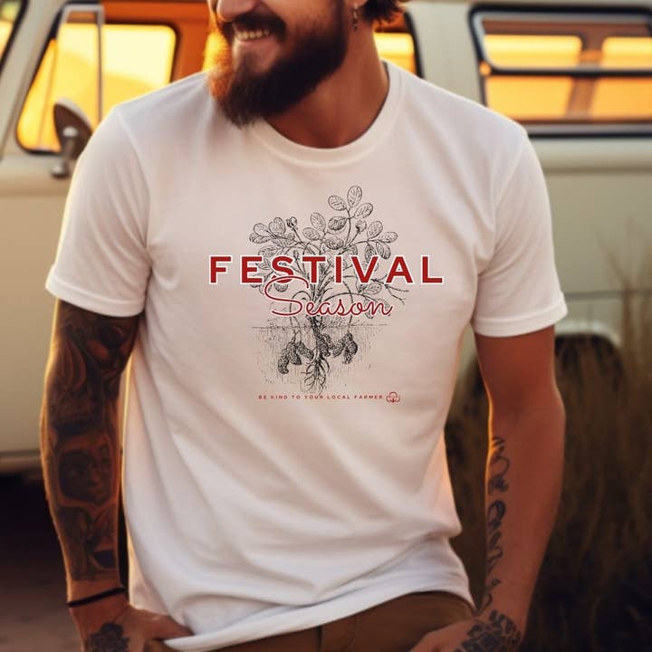 Peanut Festival Season Gildan Tshirt, Support Local Farmer for wholesale by Red Dirt Texas